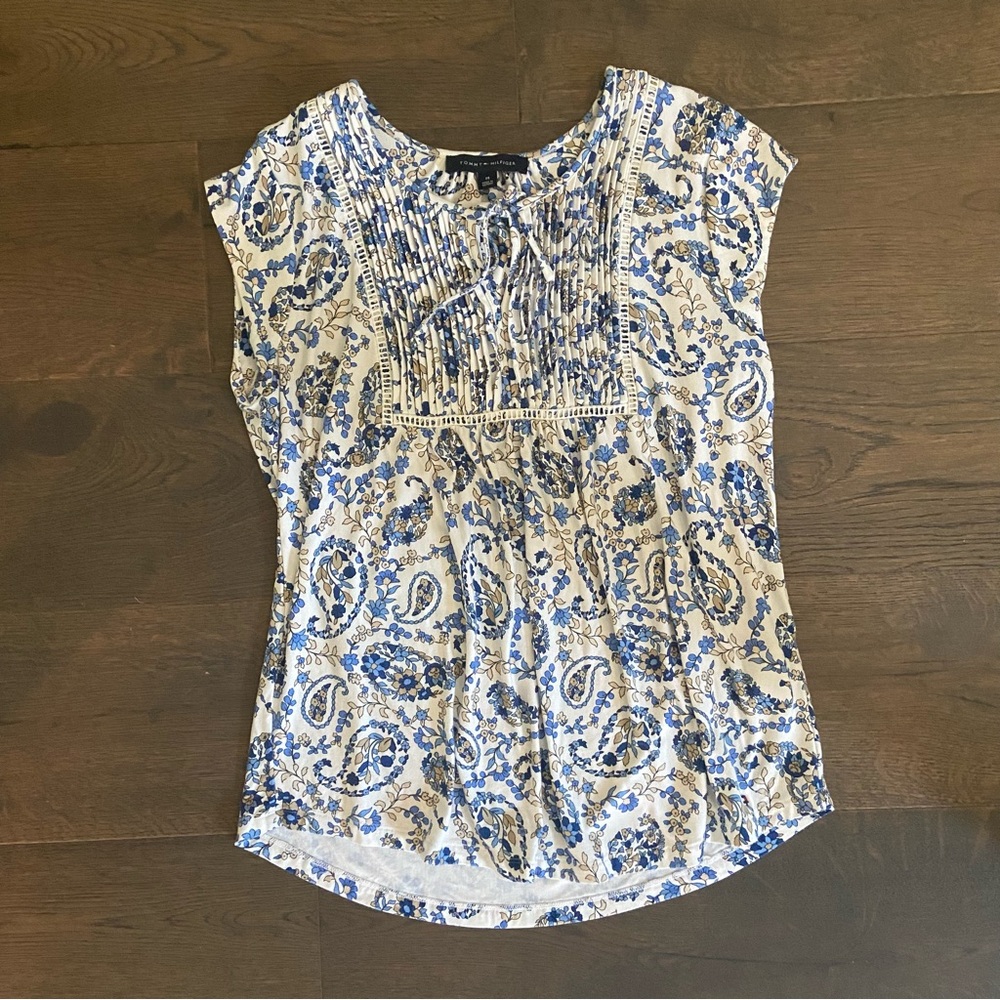 Tommy Hilfiger Paisley‎ Women's Top Medium